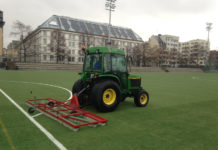 To nye fagarbeidere i idrettsanleggsfaget