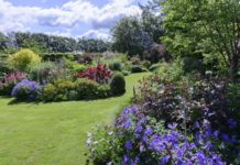 En besøkshage i Skottland