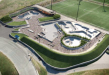 Bygger andre trinn i Tasta skatepark