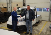 Nissan el-varebil er blitt til el-pickup med tipp