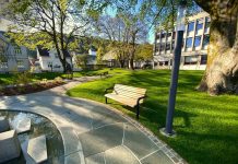 Møblering av «Spruteparken» i Flekkefjord